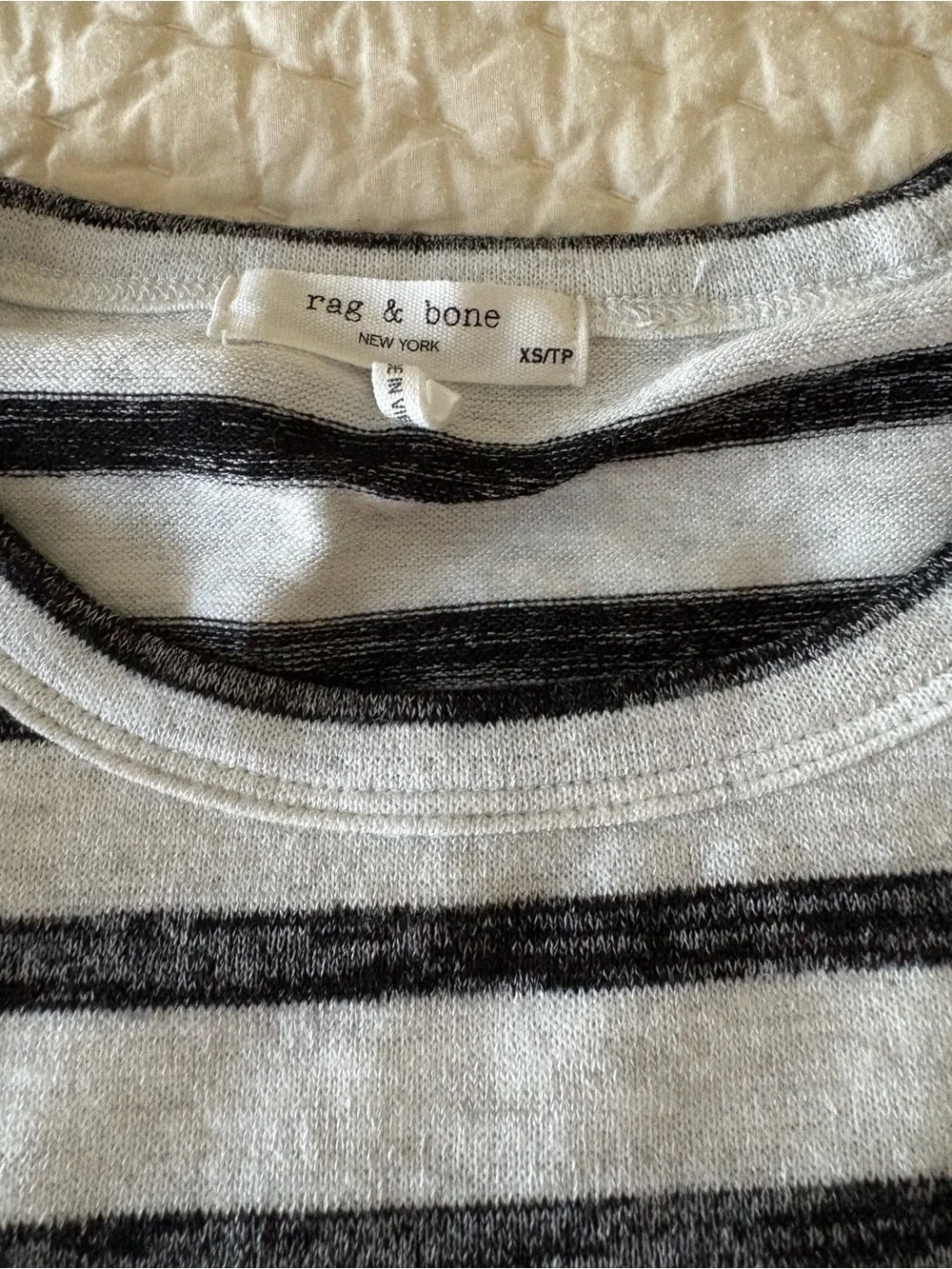Rag and Bone striped sweater tee